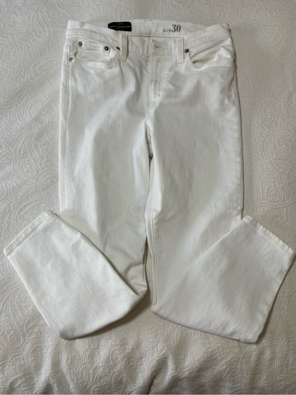 J. Crew White Skinny Jeans